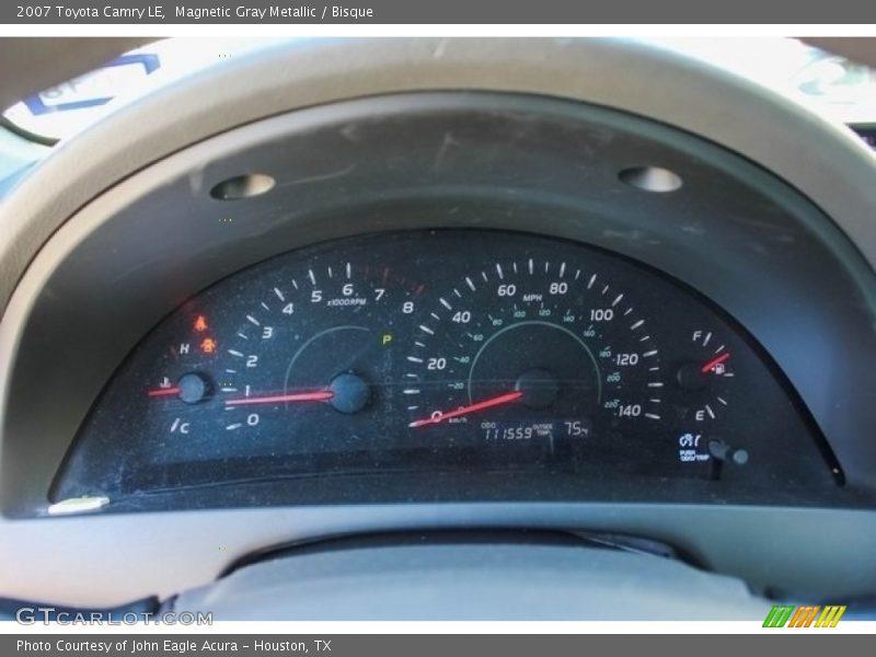 Magnetic Gray Metallic / Bisque 2007 Toyota Camry LE
