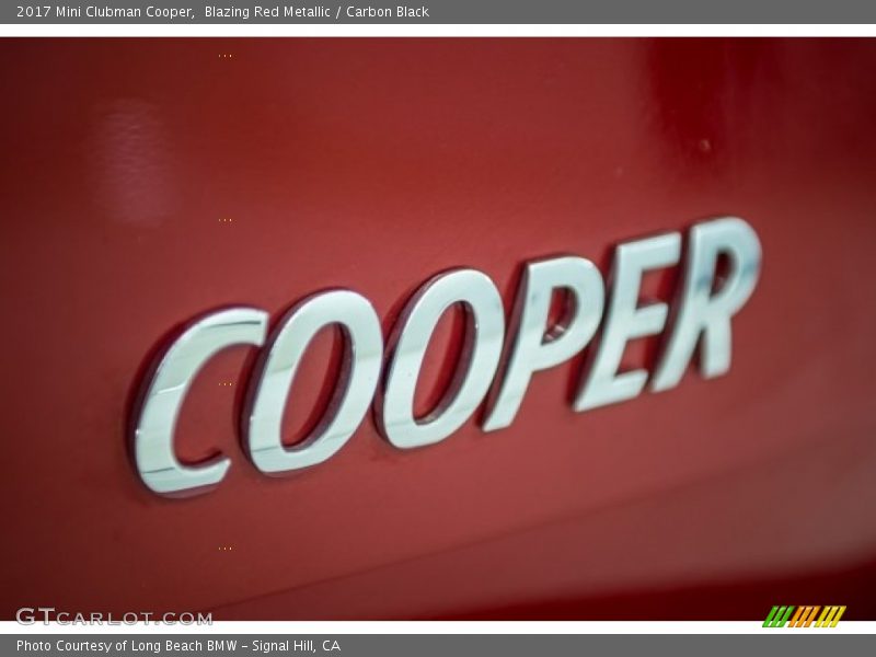 Blazing Red Metallic / Carbon Black 2017 Mini Clubman Cooper