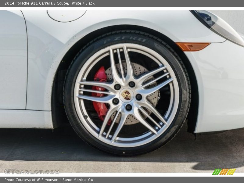 White / Black 2014 Porsche 911 Carrera S Coupe