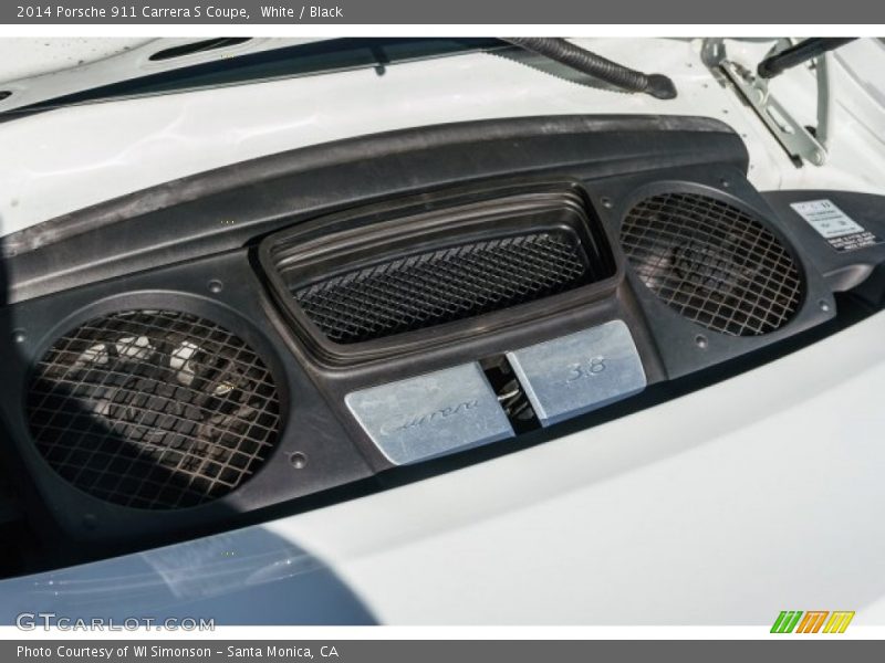 White / Black 2014 Porsche 911 Carrera S Coupe