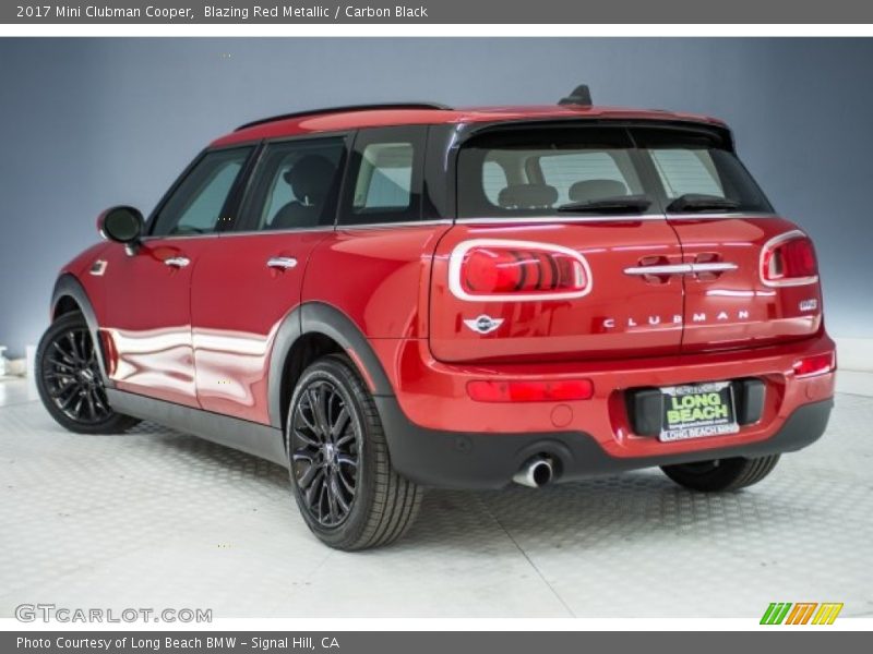 Blazing Red Metallic / Carbon Black 2017 Mini Clubman Cooper