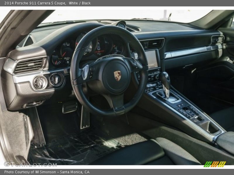 White / Black 2014 Porsche 911 Carrera S Coupe