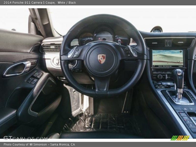 White / Black 2014 Porsche 911 Carrera S Coupe