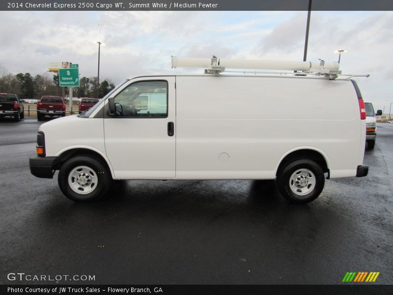 Summit White / Medium Pewter 2014 Chevrolet Express 2500 Cargo WT