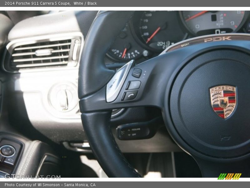 White / Black 2014 Porsche 911 Carrera S Coupe