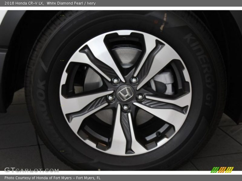 White Diamond Pearl / Ivory 2018 Honda CR-V LX