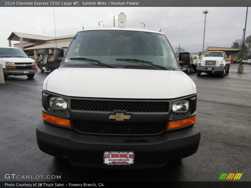 Summit White / Medium Pewter 2014 Chevrolet Express 2500 Cargo WT