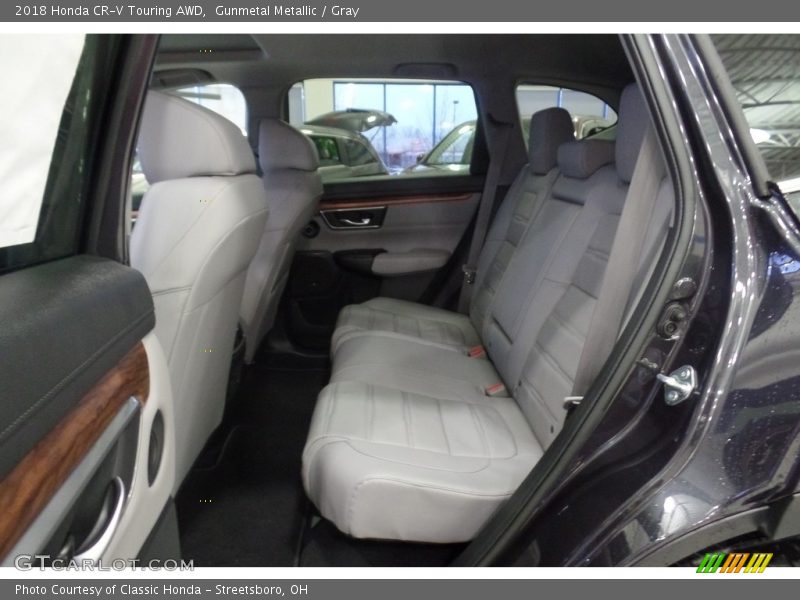 Gunmetal Metallic / Gray 2018 Honda CR-V Touring AWD