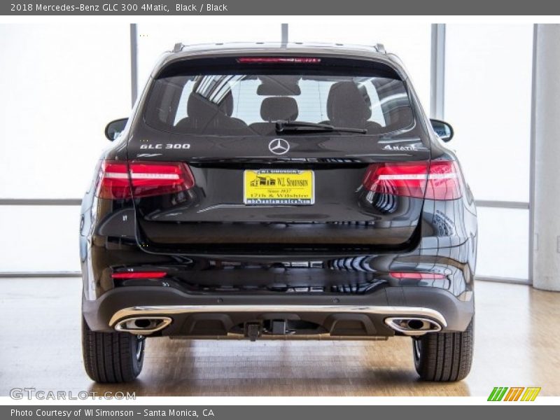 Black / Black 2018 Mercedes-Benz GLC 300 4Matic