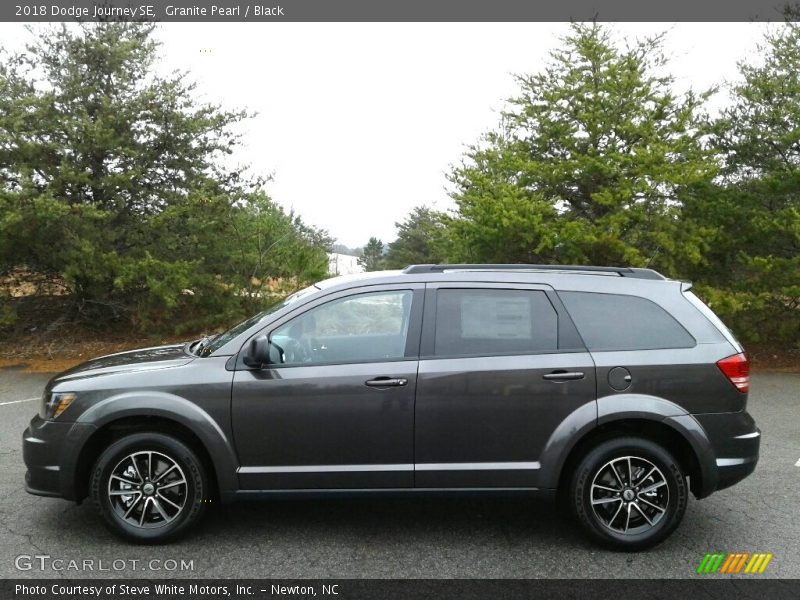Granite Pearl / Black 2018 Dodge Journey SE