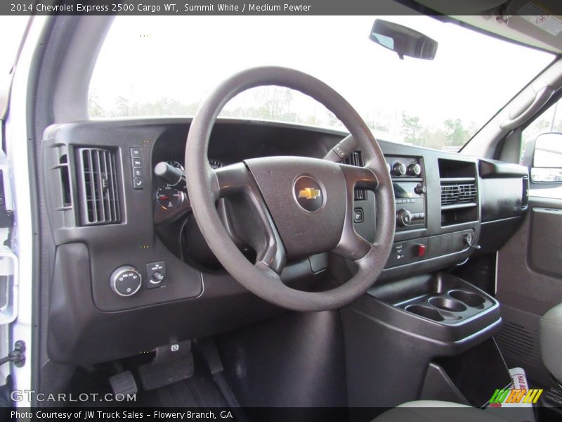 Summit White / Medium Pewter 2014 Chevrolet Express 2500 Cargo WT