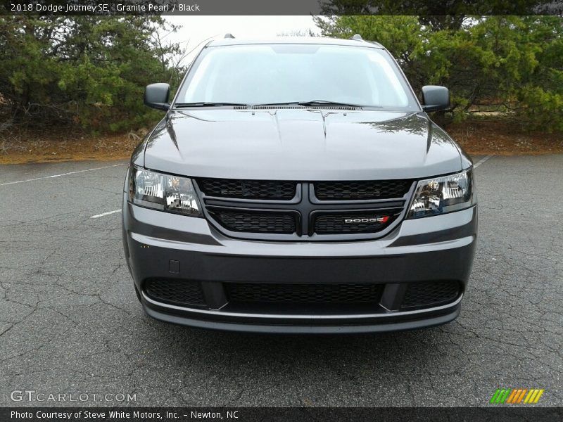 Granite Pearl / Black 2018 Dodge Journey SE