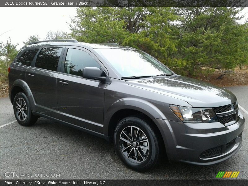 Granite Pearl / Black 2018 Dodge Journey SE