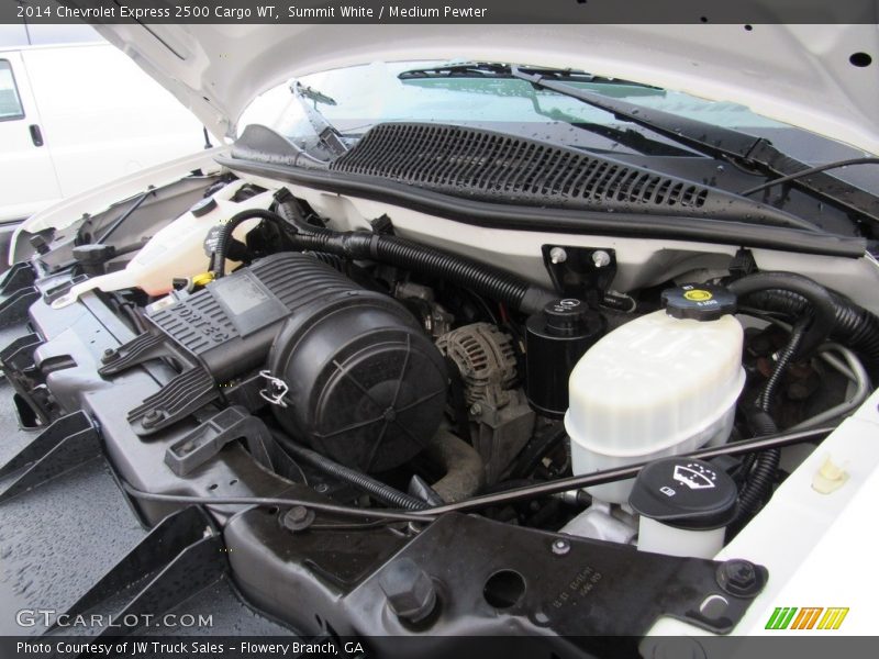 Summit White / Medium Pewter 2014 Chevrolet Express 2500 Cargo WT