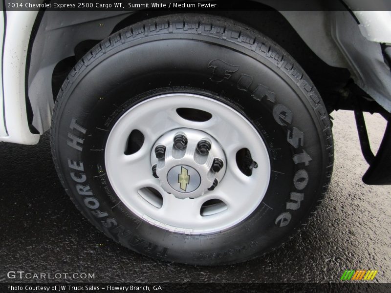 Summit White / Medium Pewter 2014 Chevrolet Express 2500 Cargo WT