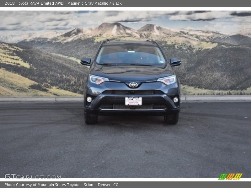 Magnetic Gray Metallic / Black 2018 Toyota RAV4 Limited AWD