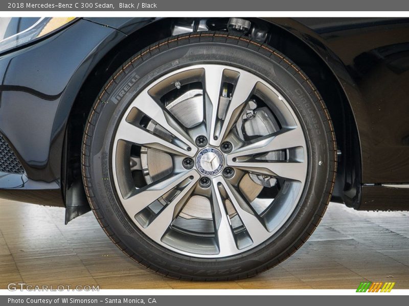 Black / Black 2018 Mercedes-Benz C 300 Sedan