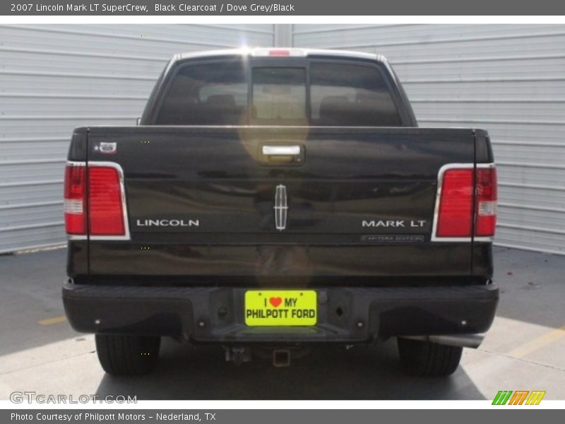 Black Clearcoat / Dove Grey/Black 2007 Lincoln Mark LT SuperCrew