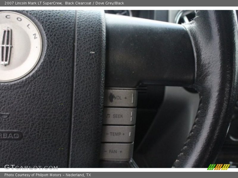 Black Clearcoat / Dove Grey/Black 2007 Lincoln Mark LT SuperCrew