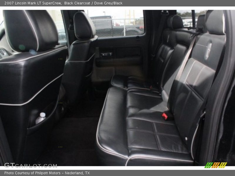 Black Clearcoat / Dove Grey/Black 2007 Lincoln Mark LT SuperCrew