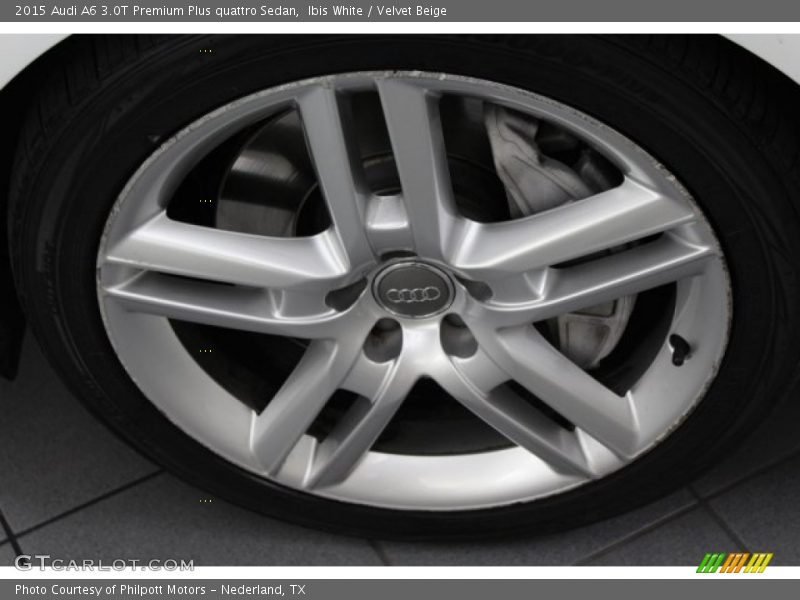 Ibis White / Velvet Beige 2015 Audi A6 3.0T Premium Plus quattro Sedan