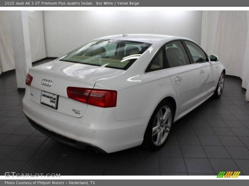 Ibis White / Velvet Beige 2015 Audi A6 3.0T Premium Plus quattro Sedan