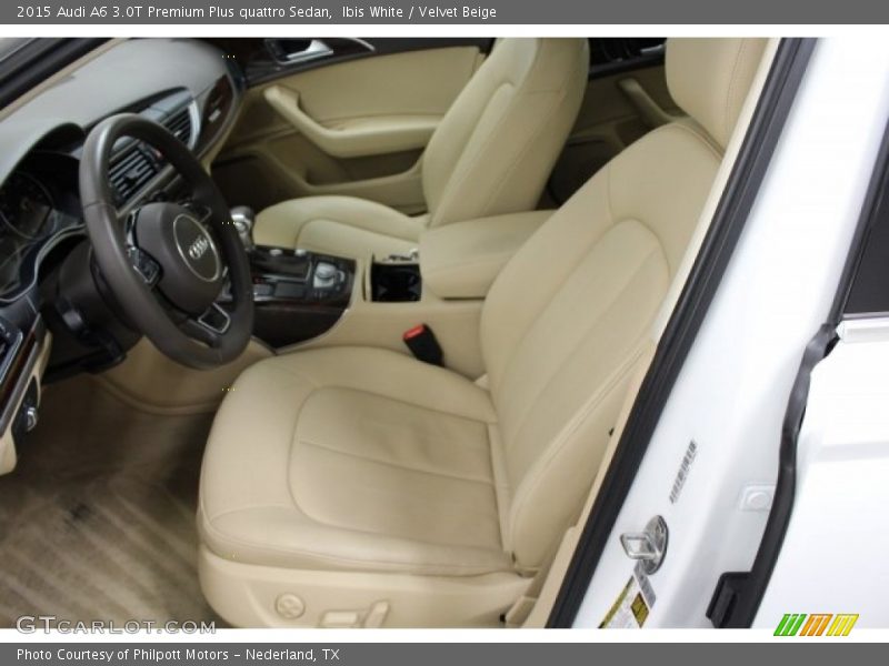 Ibis White / Velvet Beige 2015 Audi A6 3.0T Premium Plus quattro Sedan