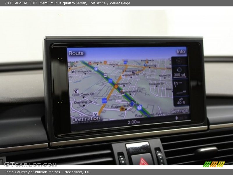 Ibis White / Velvet Beige 2015 Audi A6 3.0T Premium Plus quattro Sedan