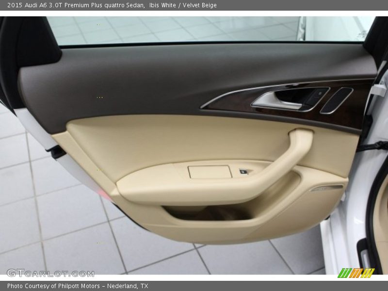 Ibis White / Velvet Beige 2015 Audi A6 3.0T Premium Plus quattro Sedan