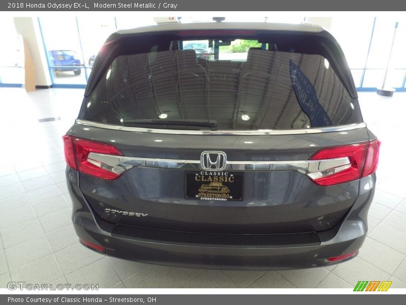 Modern Steel Metallic / Gray 2018 Honda Odyssey EX-L