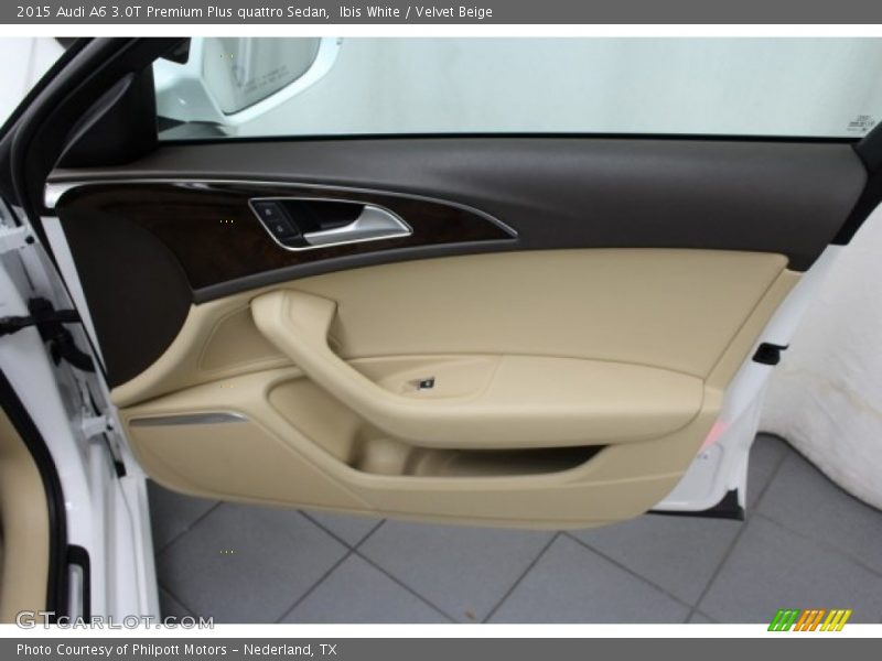 Ibis White / Velvet Beige 2015 Audi A6 3.0T Premium Plus quattro Sedan