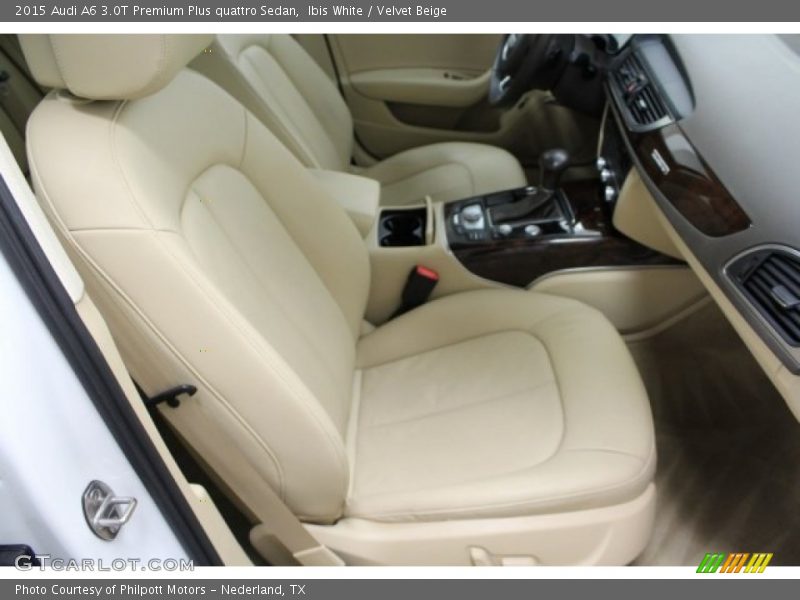 Ibis White / Velvet Beige 2015 Audi A6 3.0T Premium Plus quattro Sedan