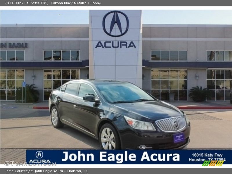 Carbon Black Metallic / Ebony 2011 Buick LaCrosse CXS