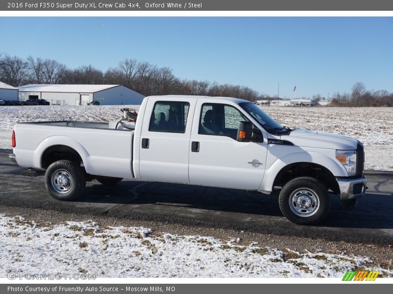 Oxford White / Steel 2016 Ford F350 Super Duty XL Crew Cab 4x4