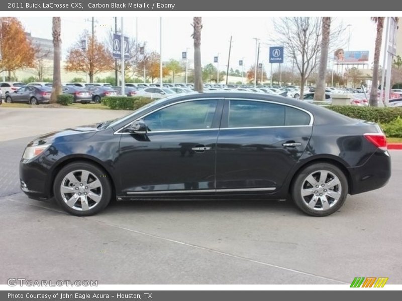 Carbon Black Metallic / Ebony 2011 Buick LaCrosse CXS