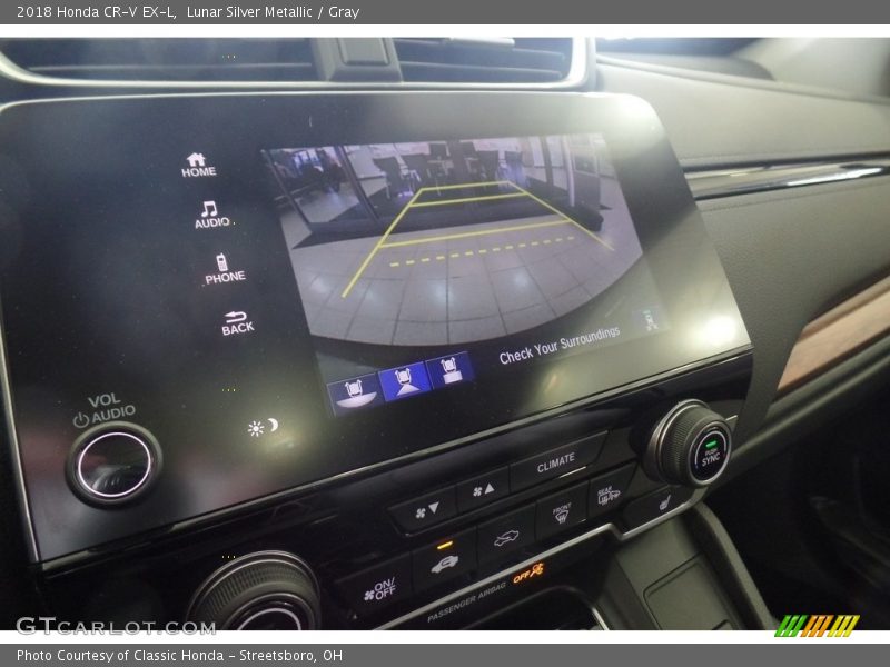 Lunar Silver Metallic / Gray 2018 Honda CR-V EX-L