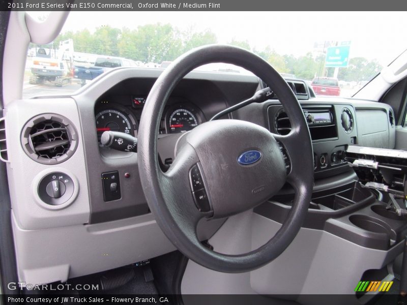 Oxford White / Medium Flint 2011 Ford E Series Van E150 Commercial