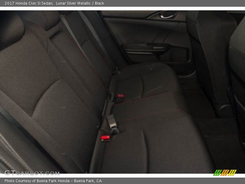 Lunar Silver Metallic / Black 2017 Honda Civic Si Sedan