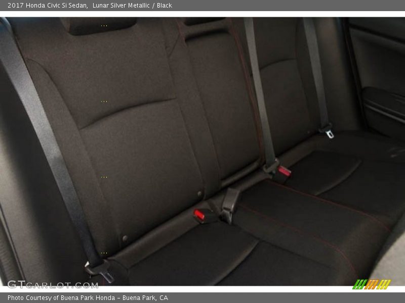 Lunar Silver Metallic / Black 2017 Honda Civic Si Sedan