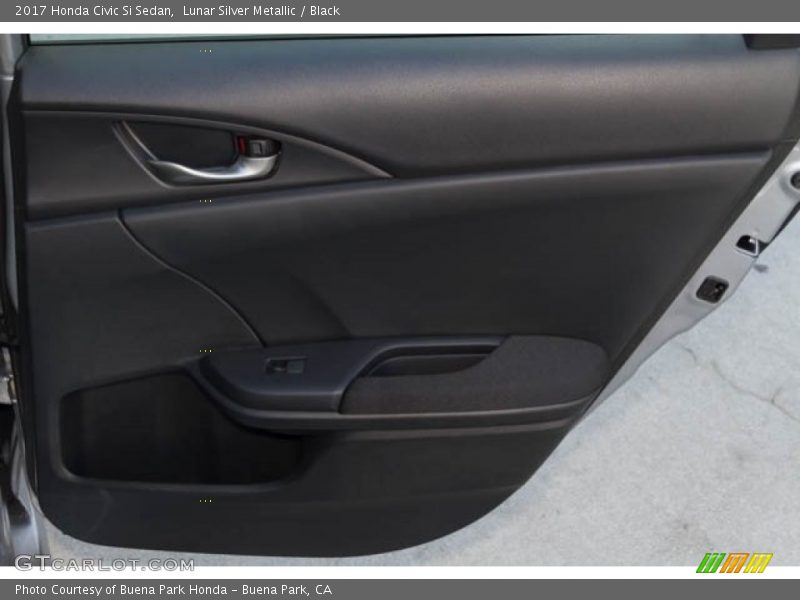Lunar Silver Metallic / Black 2017 Honda Civic Si Sedan
