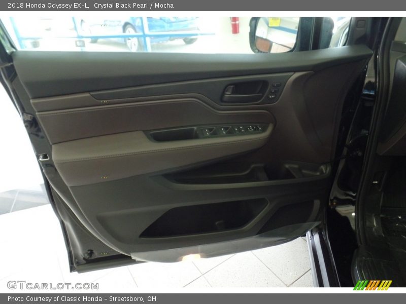 Crystal Black Pearl / Mocha 2018 Honda Odyssey EX-L