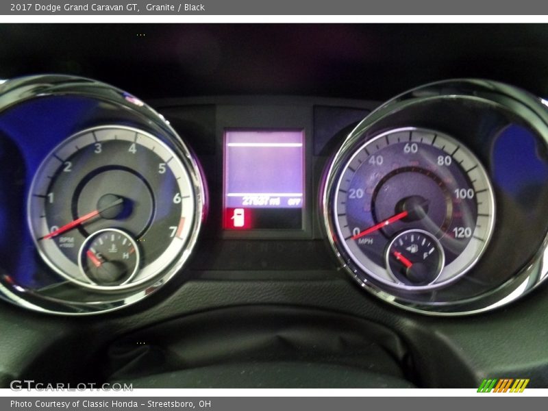 Granite / Black 2017 Dodge Grand Caravan GT