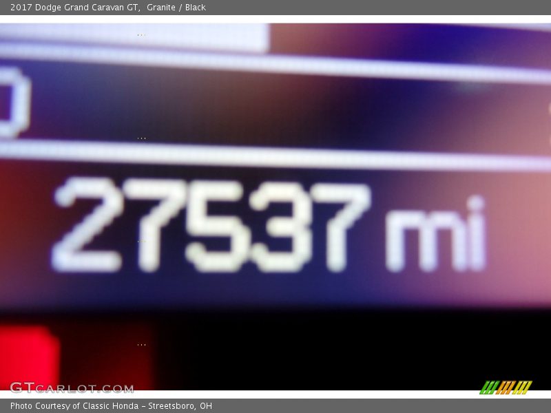 Granite / Black 2017 Dodge Grand Caravan GT