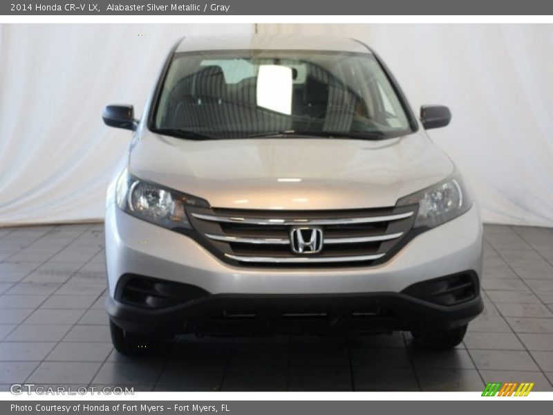 Alabaster Silver Metallic / Gray 2014 Honda CR-V LX