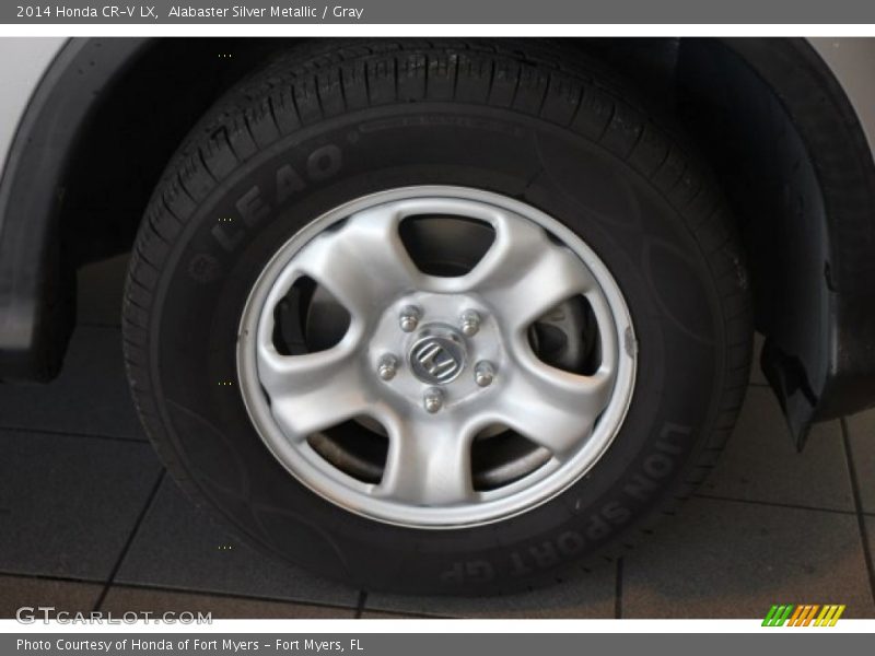 Alabaster Silver Metallic / Gray 2014 Honda CR-V LX