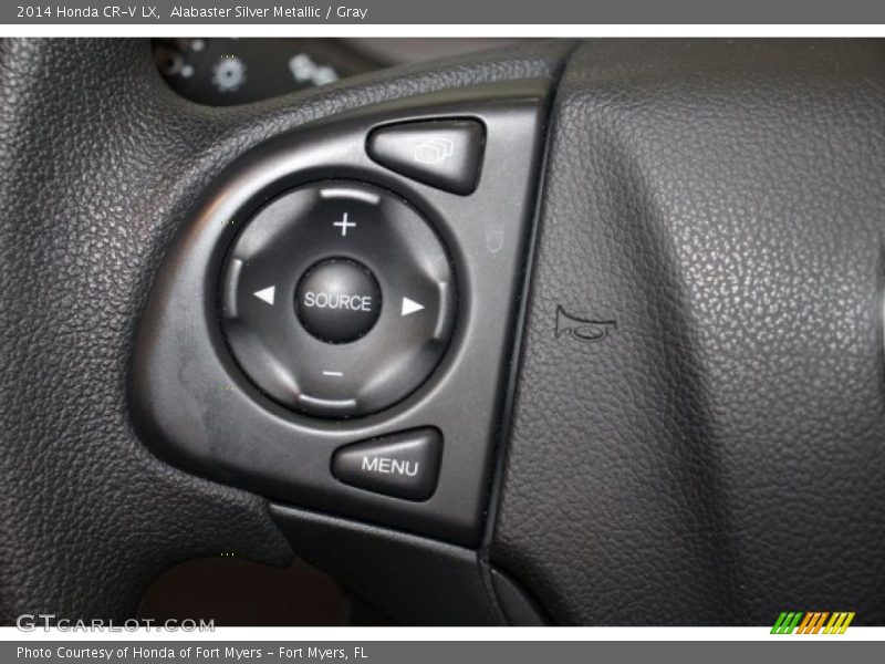 Alabaster Silver Metallic / Gray 2014 Honda CR-V LX
