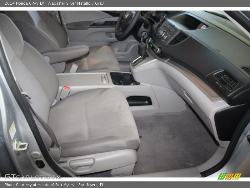 Alabaster Silver Metallic / Gray 2014 Honda CR-V LX