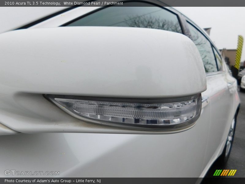 White Diamond Pearl / Parchment 2010 Acura TL 3.5 Technology