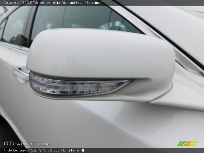 White Diamond Pearl / Parchment 2010 Acura TL 3.5 Technology