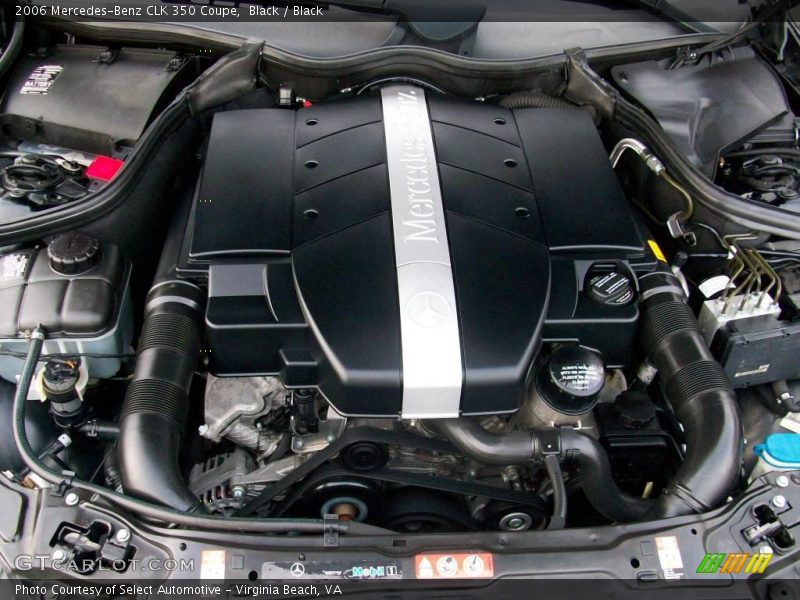 Black / Black 2006 Mercedes-Benz CLK 350 Coupe
